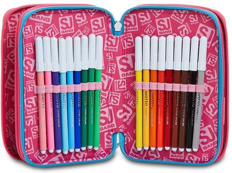 Astuccio 3 zip SJ Ledtech Oceanled Girl - 20x12,5x7 cm - 3