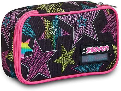 Astuccio accessoriato Quick case Seven Special Starbrighting Assortito - 23,5x11x6 cm - 2