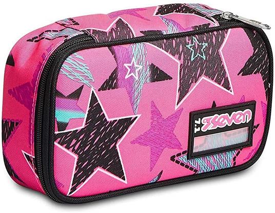 Astuccio accessoriato Quick case Seven Special Starbrighting Assortito -  23,5x11x6 cm - Seven - Cartoleria e scuola