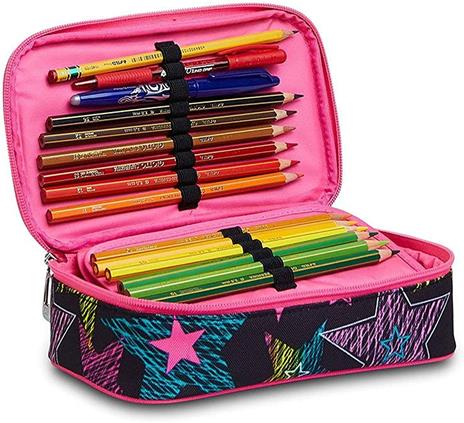 Astuccio accessoriato Quick case Seven Special Starbrighting Assortito - 23,5x11x6 cm - 6