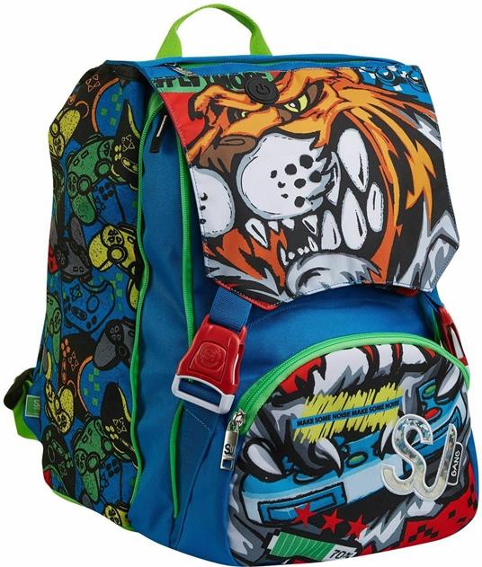 Zaino scuola sdoppiabile SJ Gang Animali Fantasy Boy 27x41x16 cm - SJ -  Cartoleria e scuola | IBS