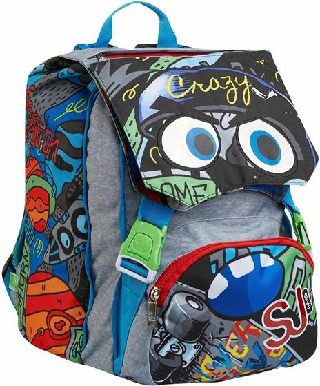Zaino sdoppiabile SJ Gang Facce da SJ Boy - 27x41x16 cm