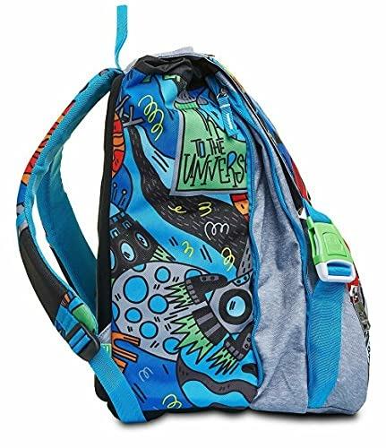 Zaino sdoppiabile SJ Gang Facce da SJ Boy - 27x41x16 cm - 4