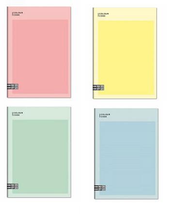 Quaderno Maxi A4 Color Code Colorfully A pagine bianche
