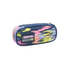 Bustina Astuccio Round Plus Seven Virtual Girl, Blue Deep - 23 x 10 x 5,5 cm