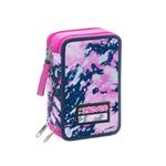 Astuccio 3 Zip Seven Drawingpin Girl, Blue Deep - 12,5 x 20 x 7 cm