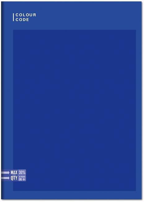 Quaderno A5 Standard 96/100 Colour Colour Code Colorful. Quadretti grandi 5 mm - 17 x 20,5 cm - 4