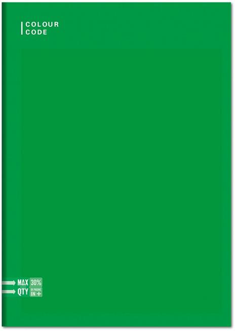Quaderno A4 Maxi 96/100 Colour Colour Code Colorful. Righe 1-2 elementare - 20,5 x 29,5 cm - 5