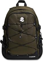 Zaino scuola Invict-Act Plus Invicta Backpack, Green Military - 31 x 47 x 21 cm