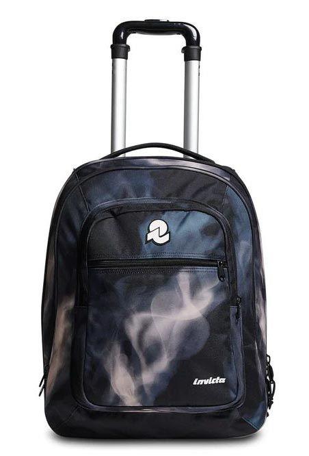 Zaino scuola New Bump Fantasy Invicta Trolley, Smoky Black - 38 x 51 x 24 cm