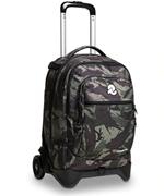 Zaino scuola New Plug Fantasy Invicta Trolley, Military Camo Green - 36 x 53 x 26,5 cm