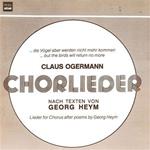 Lieder for chorus su testi di Georg Heym