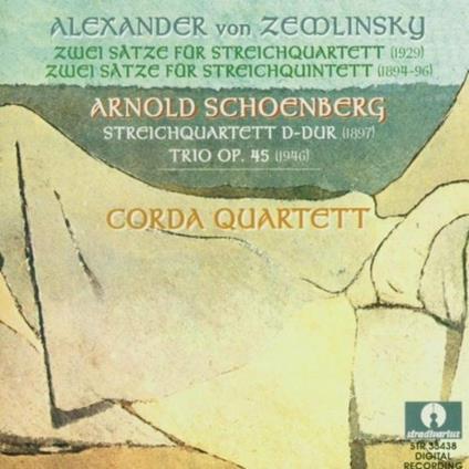 Quartetto per archi in Re - CD Audio di Arnold Schönberg