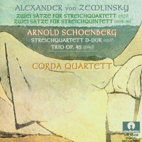 Quartetto per archi in Re - CD Audio di Arnold Schönberg