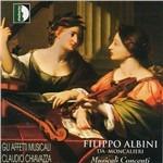 Musicali Concenti a una, due e quattro voci op.2 - CD Audio di Filippo Albini da Moncalieri