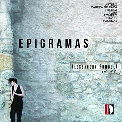 Epigramas - CD Audio di Juan Manuel Artero,Alessandra Rombolà