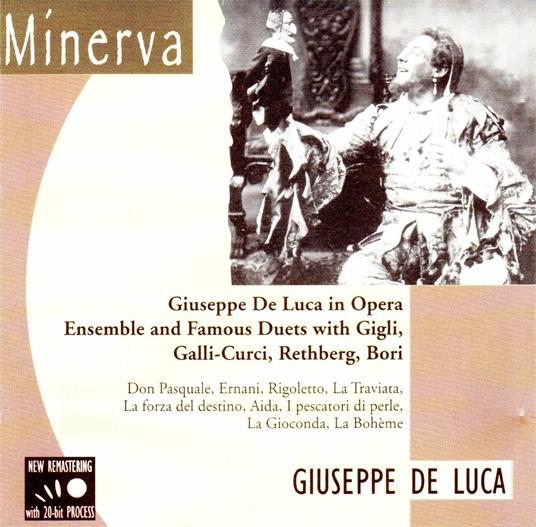 In opera - CD Audio di Georges Bizet,Gaetano Donizetti,Giacomo Puccini,Giuseppe Verdi,Giuseppe De Luca