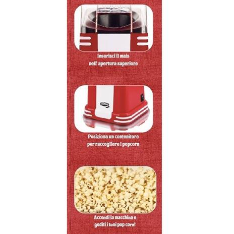 Macchina Pop Corn Vintage New Retro'' Itn B014
