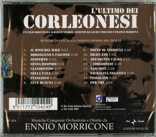 L'ultimo Dei Corleonesi (Colonna sonora) - CD Audio di Ennio Morricone - 2