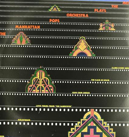 The Manhattan Pops Orchestra Plays the Movies - Vinile LP di Manhattan Pops Orchestra