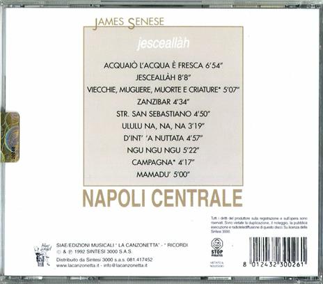 Jesceallah - CD Audio di Napoli Centrale - 2