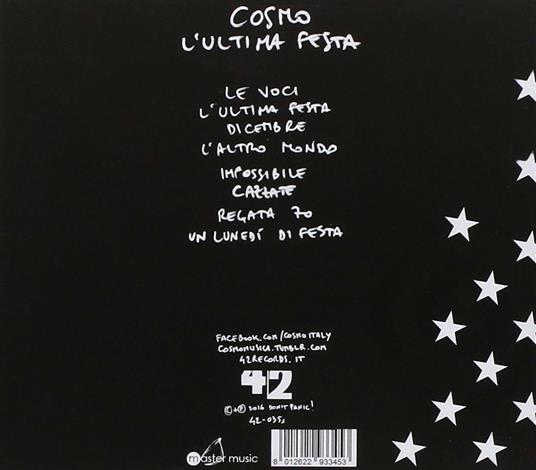 L'ultima festa - CD Audio di Cosmo - 2