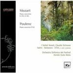 Concerti per pianoforte K242, K365 / ConcertO per pianoforte - CD Audio di Wolfgang Amadeus Mozart,Francis Poulenc