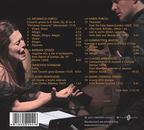 Lagrime Mie - CD Audio di Arcangelo Corelli,Anna Caterina Antonacci - 2