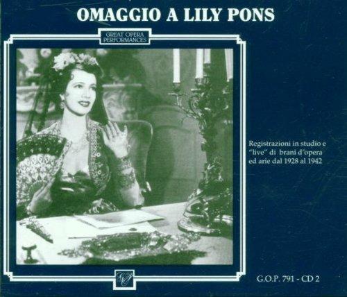 Omaggio a Lily Pons - CD Audio di Charles Gounod,Lily Pons