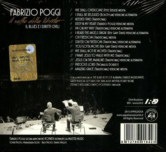 Il soffio della libertà - CD Audio di Fabrizio Poggi - 2