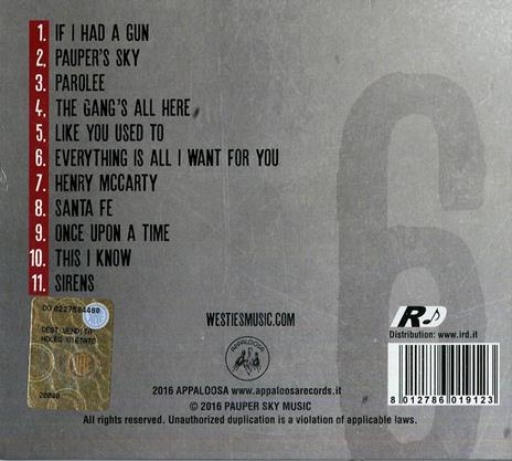 Six on the Out - CD Audio di Westies - 2