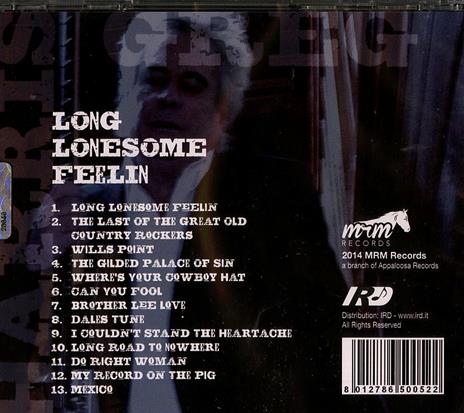 Long Lonesome Feelin - CD Audio di Greg Harris - 2