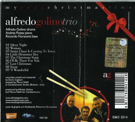 My Jazz Christmas Time - CD Audio di Alfredo Golino - 2