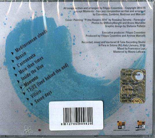 L'astronauta (feat. Antonio Zambrini) - CD Audio di Filippo Cosentino - 2