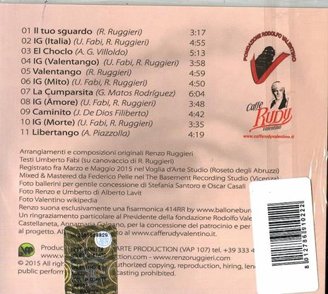 Valentino è Tango! - CD Audio di Renzo Ruggieri - 2