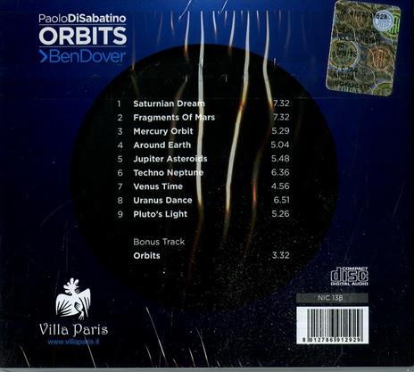 Orbits - CD Audio di Paolo Di Sabatino,Ben Dover - 2