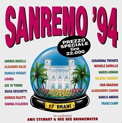 Sanremo '94 - CD Audio