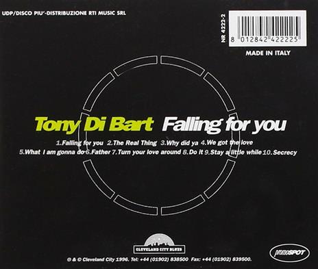 Falling for You - CD Audio di Tony Di Bart - 2