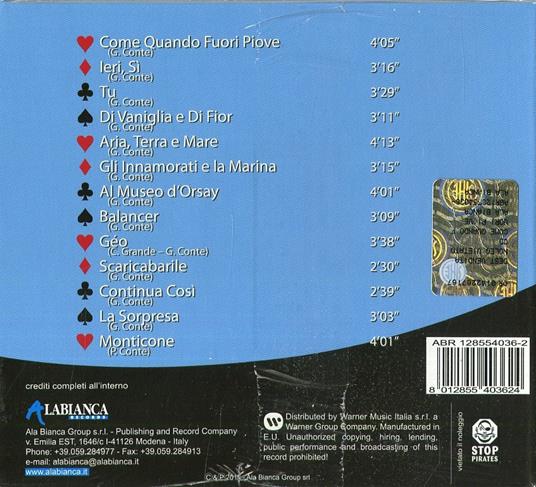 CQFP (Come Quando Fuori Piove) - CD Audio di Giorgio Conte - 2