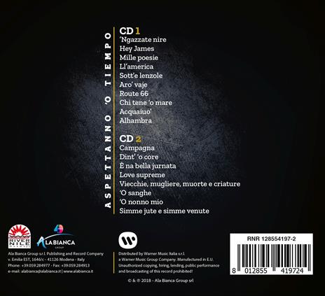 Aspettanno 'o tiempo (feat. James Senese) - CD Audio di Napoli Centrale,James Senese - 2