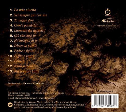 Mi ero perso il cuore - CD Audio di Cristiano Godano - 2