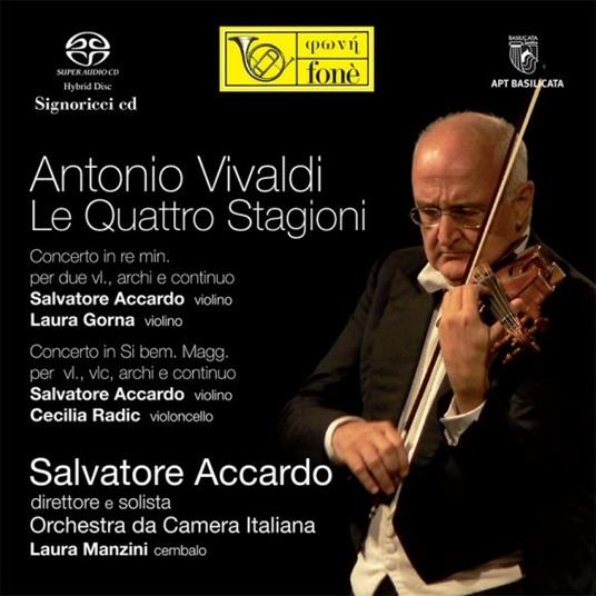 Le quattro stagioni - SuperAudio CD ibrido di Antonio Vivaldi,Salvatore Accardo