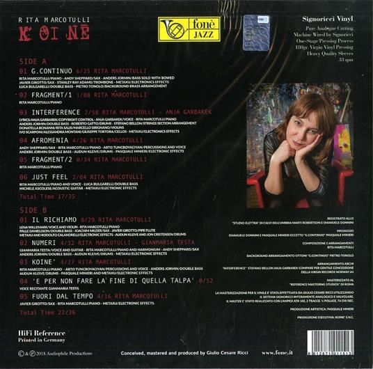 Koiné - Vinile LP di Rita Marcotulli - 2