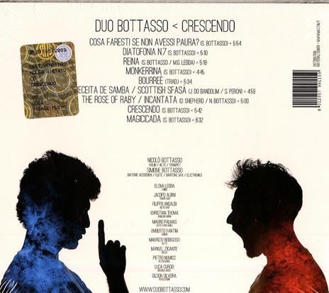 Crescendo (feat. Elena Ledda e Mauro Palmas) - CD Audio di Duo Bottasso - 2