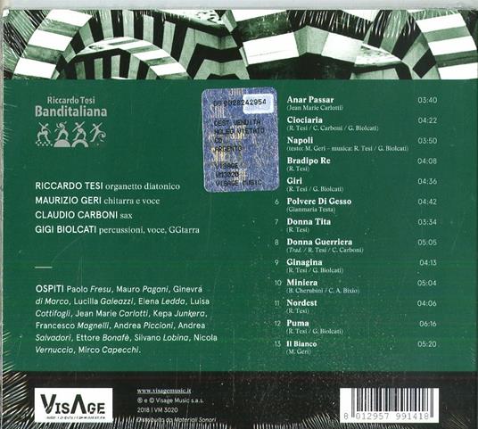 Argento - CD Audio di Riccardo Tesi & Banditaliana - 2