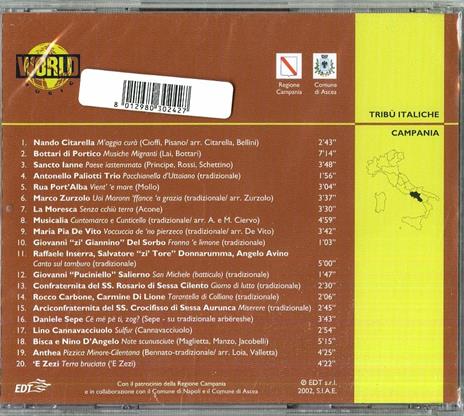 Tribù italiche. Campania - CD Audio - 2