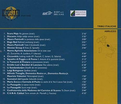 Tribù Italiche. Abruzzo - CD Audio - 2