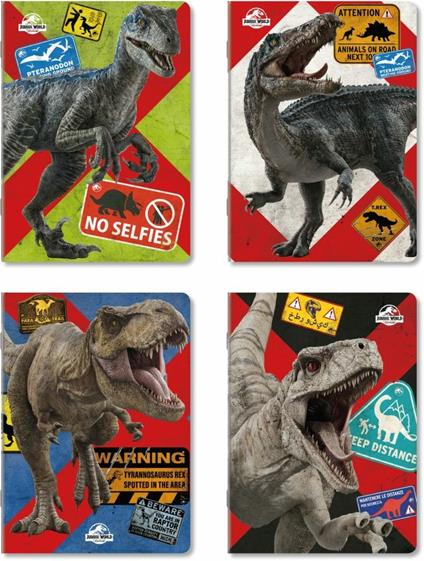 Quaderno Maxi Jurassic World Bts. Righe 3 elementare