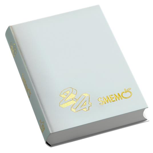 Diario Smemo Lite 16 mesi, 2024, Bianco - 12,1 x 16,5 cm - 3