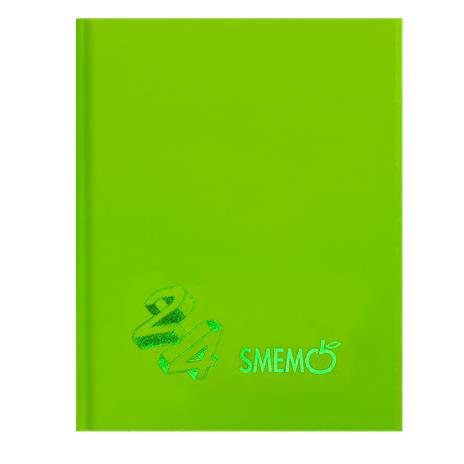 Diario Smemo 16 mesi, 2024, Verde Lime - 11 x 15 cm